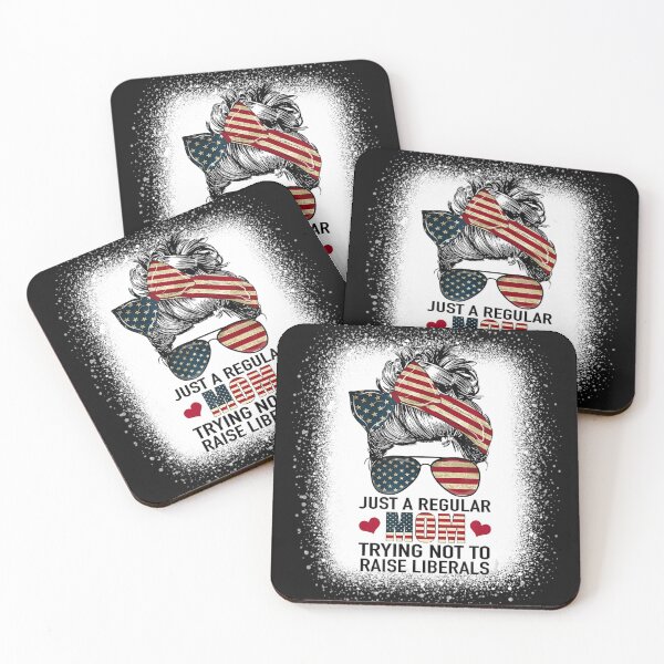 Item preview, Just A Regular Mom Trying Not To Raise Liberals Funny Mom  designed and sold by ElesaFox.