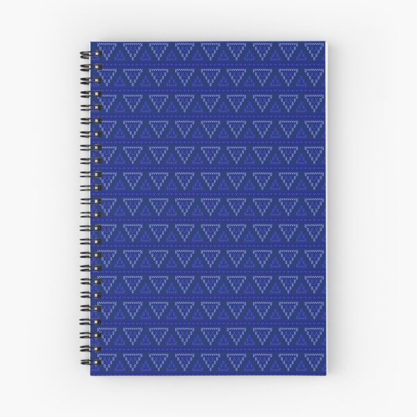 Item preview, Blue seamless trianle knitting pattern designed and sold by urban-color.