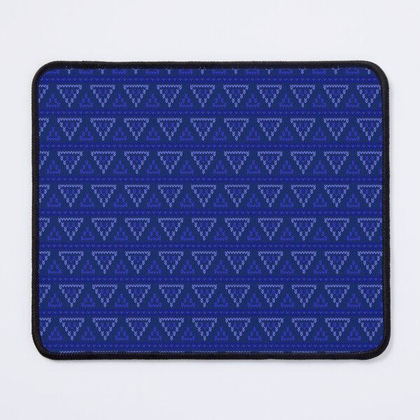 Item preview, Blue seamless trianle knitting pattern designed and sold by urban-color.