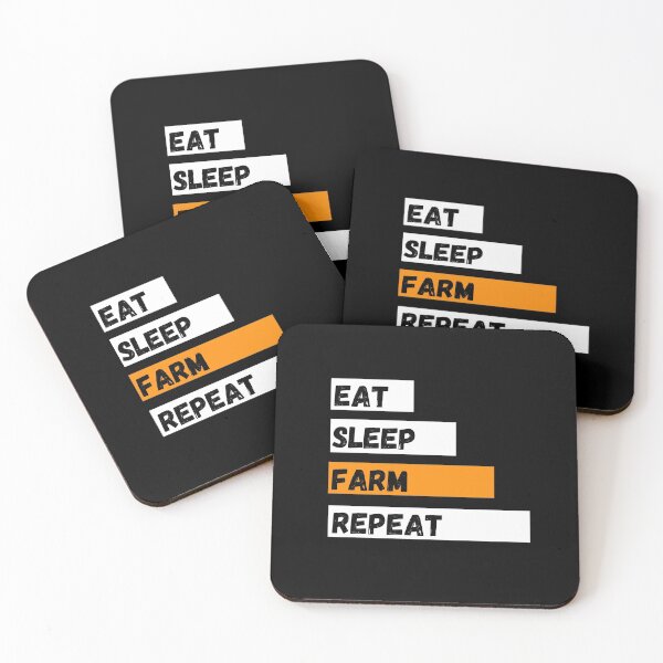 Item preview, Eat Sleep Farm Repeat designed and sold by bsrishika.