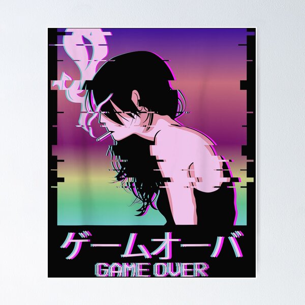 Sad anime girl Poster for Sale by xyvril