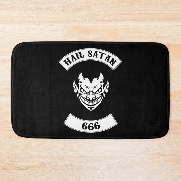 Item preview, Hail Satan Biker Jacket designed and sold by artpirate.