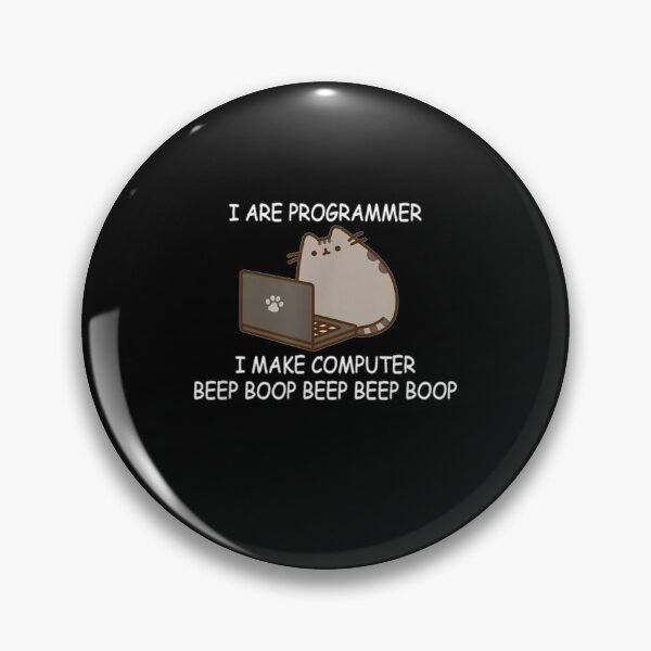 Item preview, I Are Programmer I Make Computer Beep Boop Funny Cat designed and sold by JacekshiAmra.