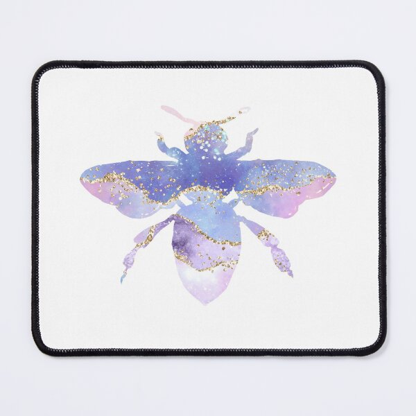 Item preview, Bee blue marbled glitter designed and sold by Renatas Traideris.