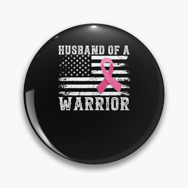 Item preview, Husband Warrior Breast Cancer Usa Flag Pink Ribbon Vintage designed and sold by whenevery3.