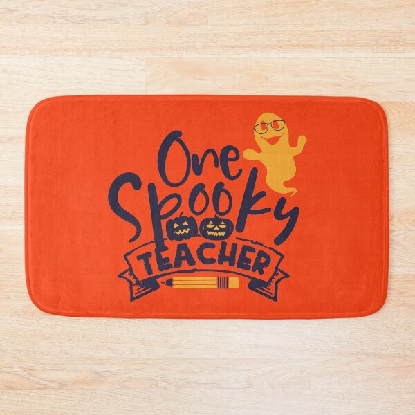Item preview, FUNNY ONE SPOOKY TEACHER HALLOWEEN SMILING GHOST IN GLASSES designed and sold by zenturtlemerch.