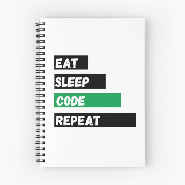 Item preview, Eat Sleep Code Repeat designed and sold by bsrishika.