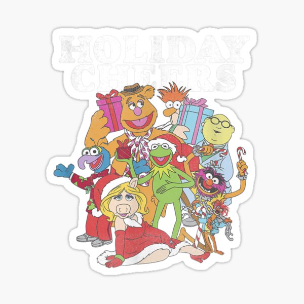 Vista previa del artículo con la obra «Navidad The Muppets Holiday Cheers», diseñado y vendido por PerleFleur.