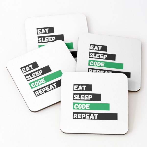 Item preview, Eat Sleep Code Repeat designed and sold by bsrishika.