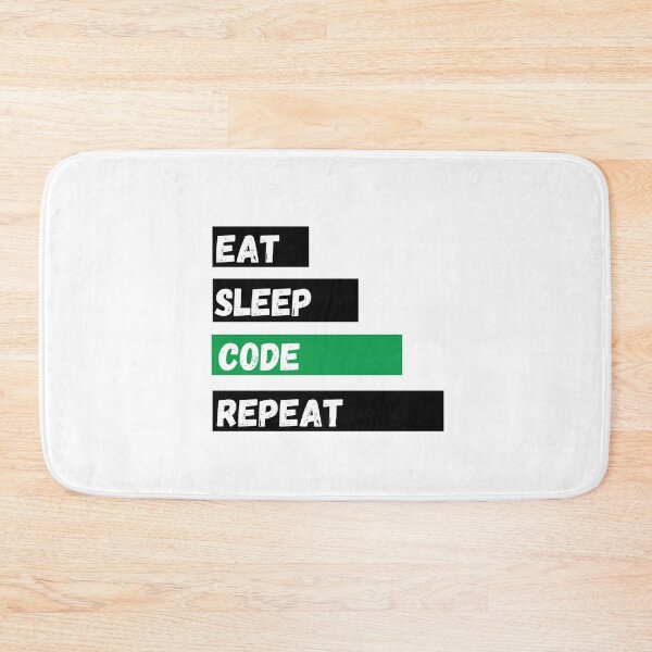 Item preview, Eat Sleep Code Repeat designed and sold by bsrishika.