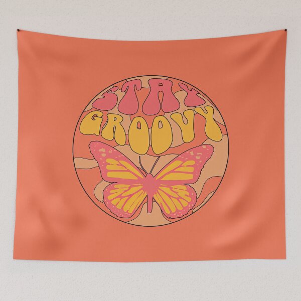 Item preview, Stay Groovy, 70s hippie retro inspirational stay groovy slogan. Stay, Groovy designed and sold by graphic-genie.