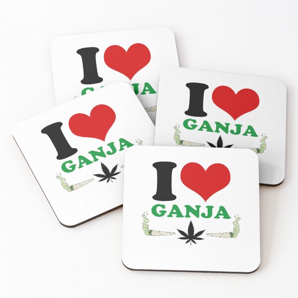 Item preview, I Love Ganja Red Heart Ganja Lovers 2021  designed and sold by TallysClothes.