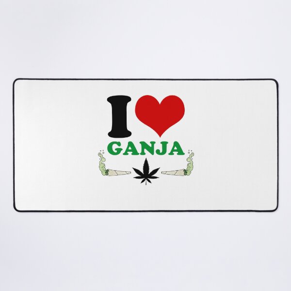 Item preview, I Love Ganja Red Heart Ganja Lovers 2021 designed and sold by TallysClothes.