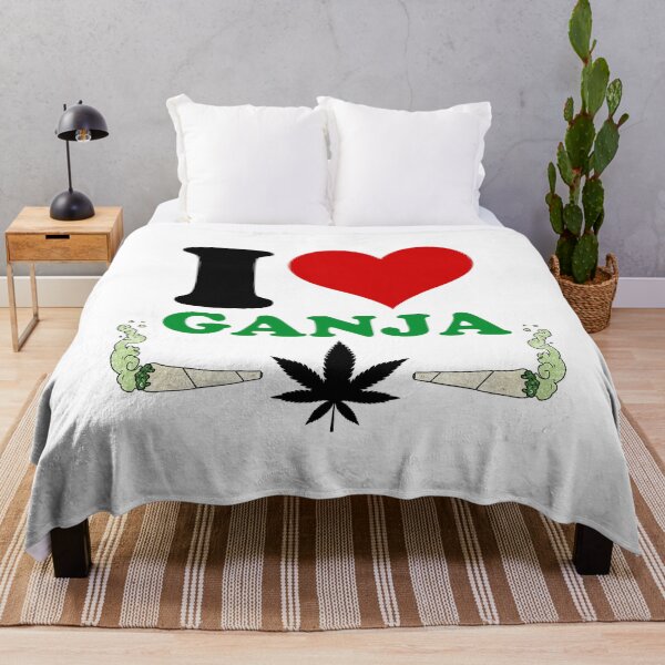 Item preview, I Love Ganja Red Heart Ganja Lovers 2021 designed and sold by TallysClothes.