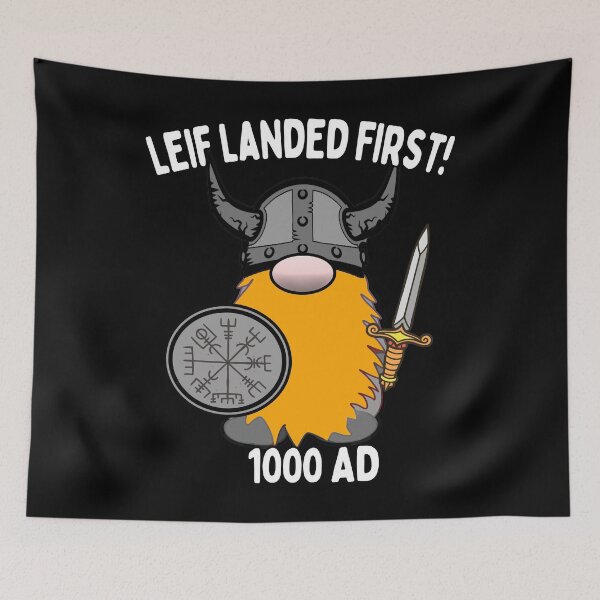Item preview, Happy Leif Erikson Day October 9 Viking  designed and sold by funnytshirtemp.