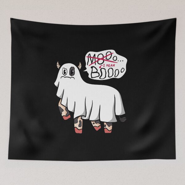 Item preview, Moo I mean Boo Ghost Cow funny Halloween men women kids Gift designed and sold by Yonshop.