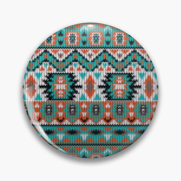 Item preview, Abstract seamless floral knitting pattern designed and sold by urban-color.