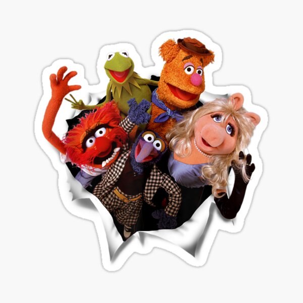 Vista previa del artículo con la obra «Avance del disparo grupal de los Muppets», diseñado y vendido por PerleFleur.