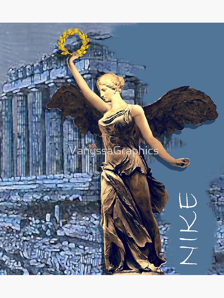Nike - Greek Goddess of Victory (by ACCI) " Poster for Sale by VanyssaGraphics | Redbubble
