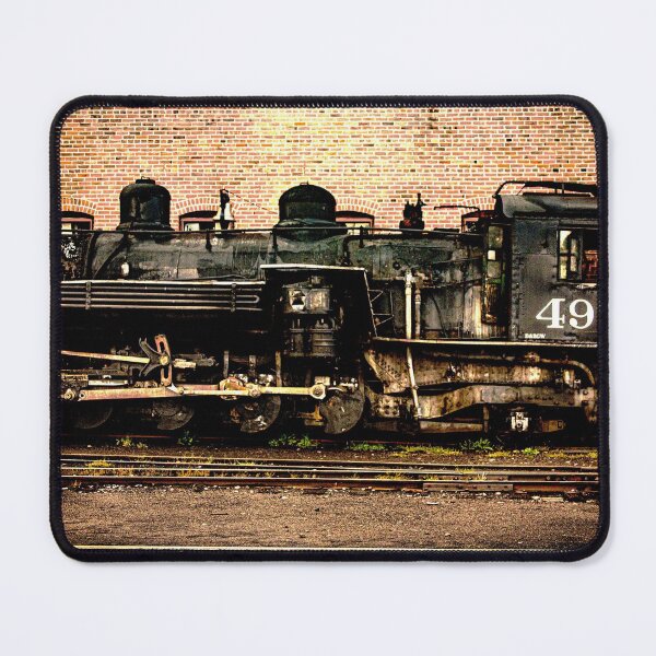 Item preview, Old Engine 497 Narrow Gauge at Chama, New Mexico designed and sold by William E Lopez.