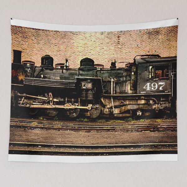 Item preview, Old Engine 497 Narrow Gauge at Chama, New Mexico designed and sold by William E Lopez.