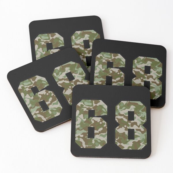 Item preview, Army Camo Number Sixty-eight Veteran Lucky Number 68 designed and sold by Urosek.