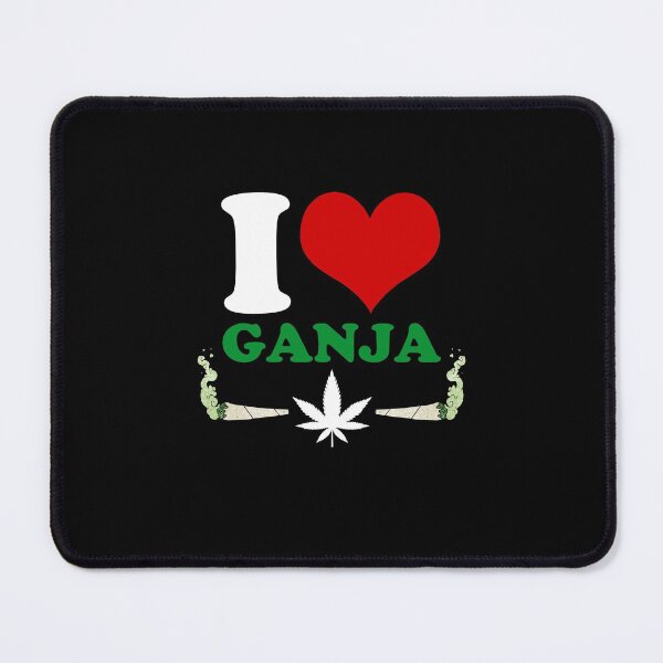 Item preview, I Love Ganja Red Heart Ganja Lovers 2021  designed and sold by TallysClothes.