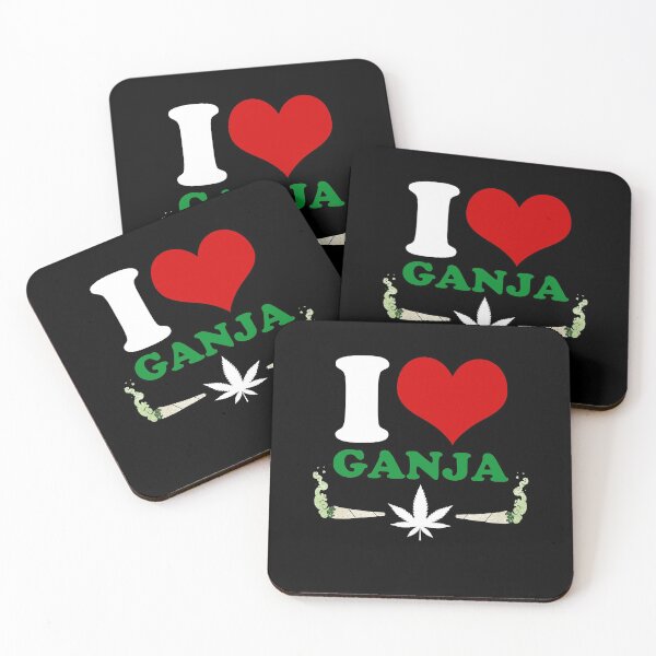 Item preview, I Love Ganja Red Heart Ganja Lovers 2021  designed and sold by TallysClothes.