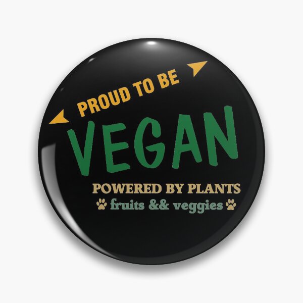 Item preview, proud to be vegan  design for vegans designed and sold by vgrecipes.