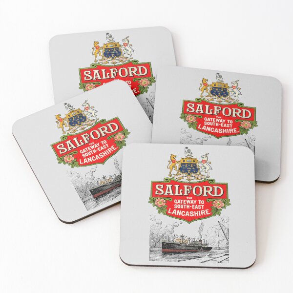 Item preview, SALFORD - THE GATEWAY TO LANCASHIRE - ADVERT designed and sold by ThrowbackAds.
