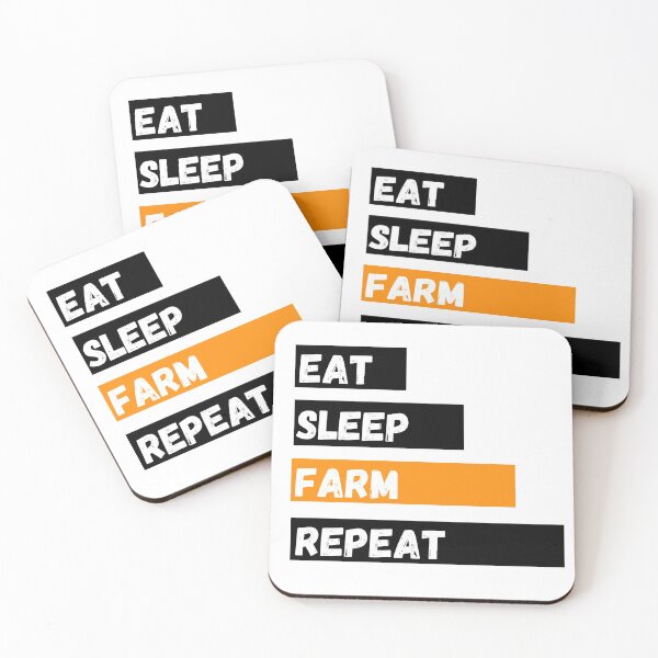 Item preview, Eat Sleep Farm Repeat designed and sold by bsrishika.