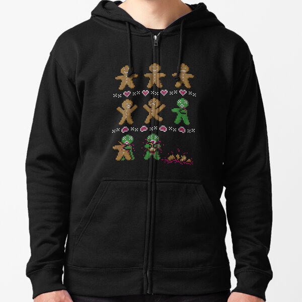 Gingerdead Sweater Zipped Hoodie