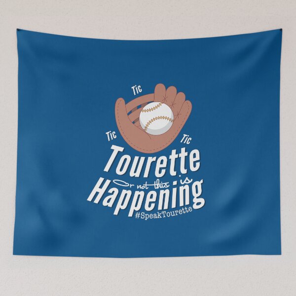 Item preview, #Tourette Or Not This Is Happening, Baseball Glove, Tourettes Syndrome Awareness  designed and sold by MJDezigns.