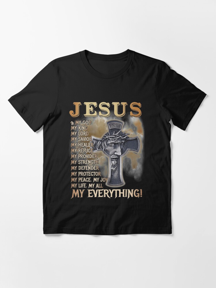 Jesus Is My Protector Christian Sayings' Unisex Baseball T-Shirt