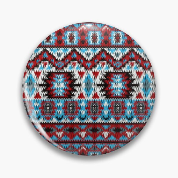 Item preview, Seamless abstract floral knitting pattern designed and sold by urban-color.