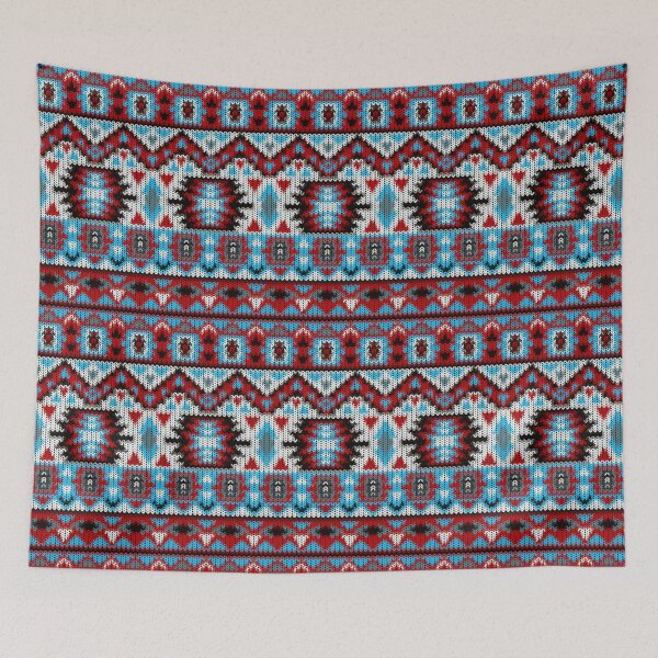 Item preview, Seamless abstract floral knitting pattern designed and sold by urban-color.