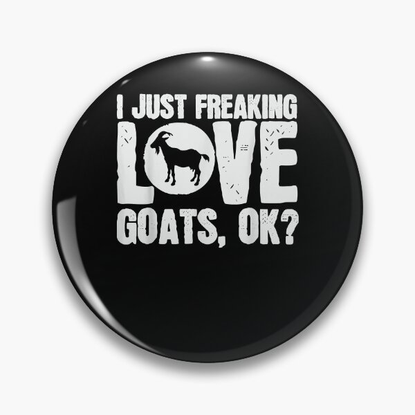 Item preview, Freaking Love Goats Goat Farmer Joke T-Shirt designed and sold by burtonbarrett.