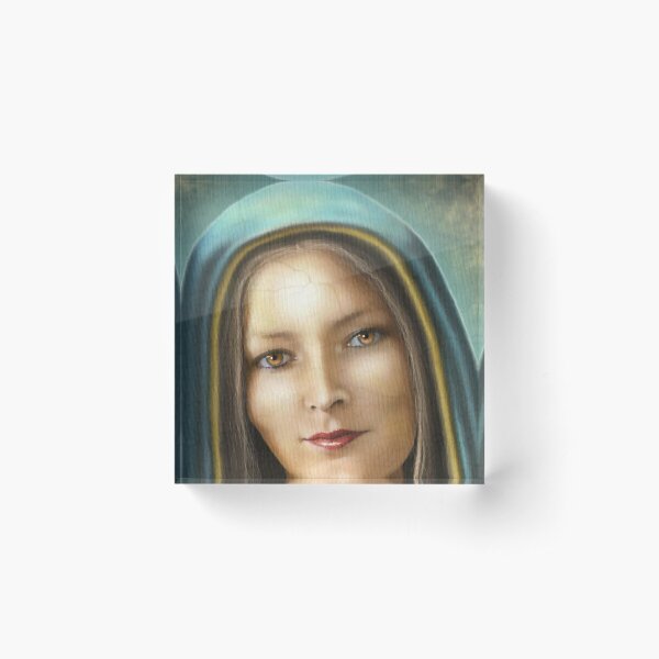 Mother Mary Acrylic Block