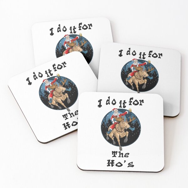 Item preview, FUNNY SANTA CLAUS CHRISTMAS "I DO IT FOR THE HO'S  designed and sold by aventi24.
