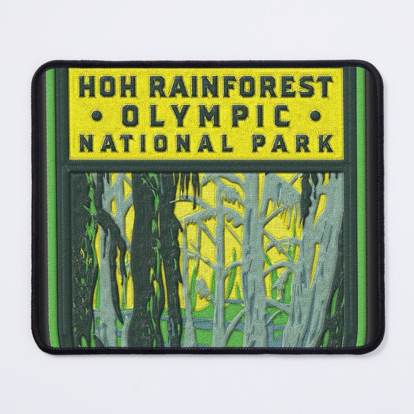 Item preview, Hoh Rainforest Olympic National Park Emblem designed and sold by JordanHolmes.