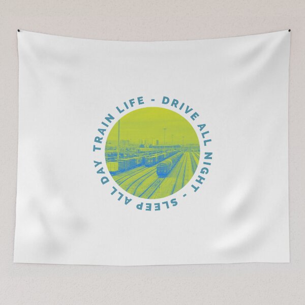 Item preview, Train life drive all night sleep all day  designed and sold by Tropical Blood.