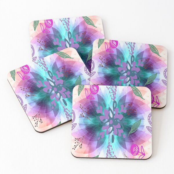 Item preview, Tranquility, Graphic Psychedelic Abstract Art, Inspired by Nature-floral abstract art, Graphic Psychedelic Abstract Art, Inspired by Nature-floral abstract art designed and sold by Adri Barnard.