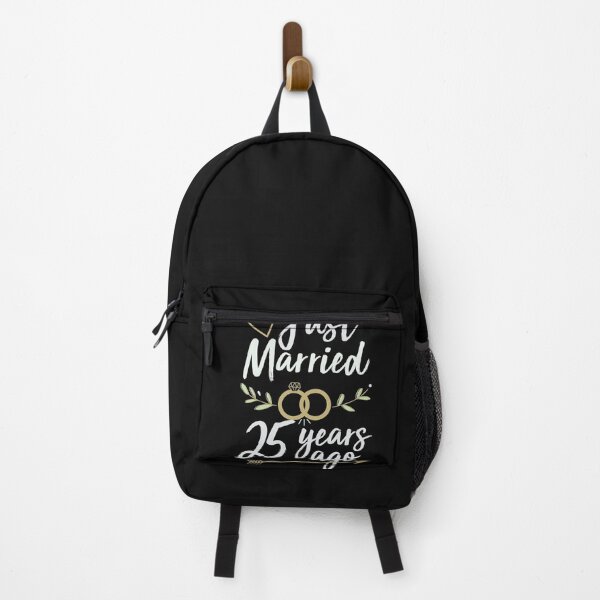 Item preview, Just Married 25 Years Ago 25Th Wedding Anniversary Shirt designed and sold by ElesaFox.