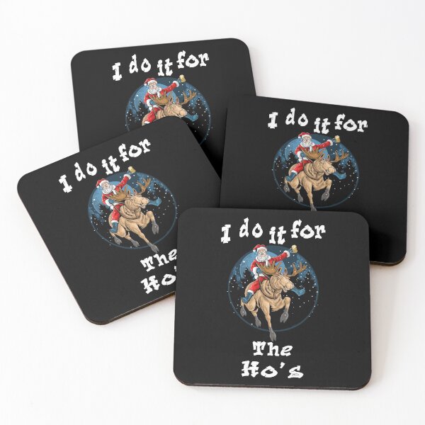Item preview, FUNNY SANTA CLAUS CHRISTMAS "I DO IT FOR THE HO'S  designed and sold by aventi24.