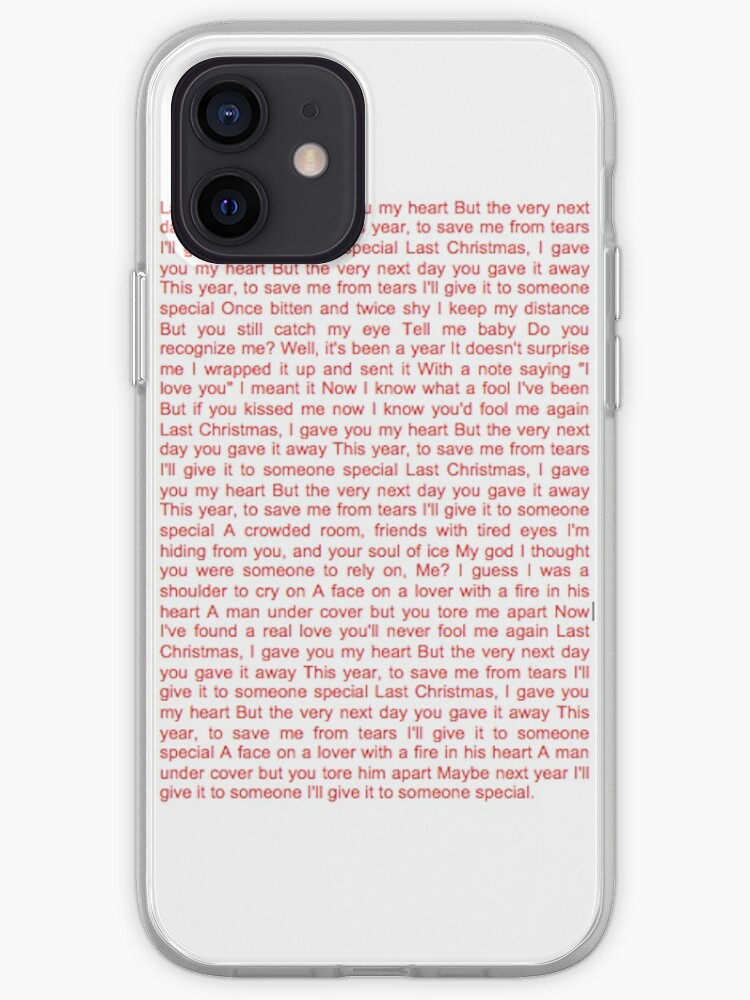Wham Last Christmas Entire Song Iphone Case Cover By Peanutbutterbon Redbubble Wham Last Christmas Entire Song Iphone Case Cover By Peanutbutterbon Redbubble
