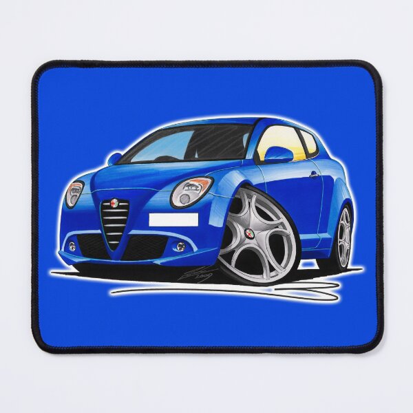 Item preview, Alfa Romeo MiTo Blue designed and sold by Yeomans Cartoons.