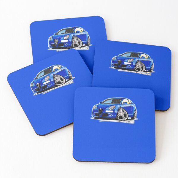 Item preview, Alfa Romeo MiTo Azul designed and sold by Yeomans Cartoons.