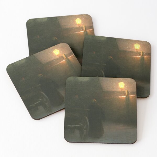 Item preview, Jakub Schikaneder  1855-1924   Twilight in Winter designed and sold by Art Outlaws.