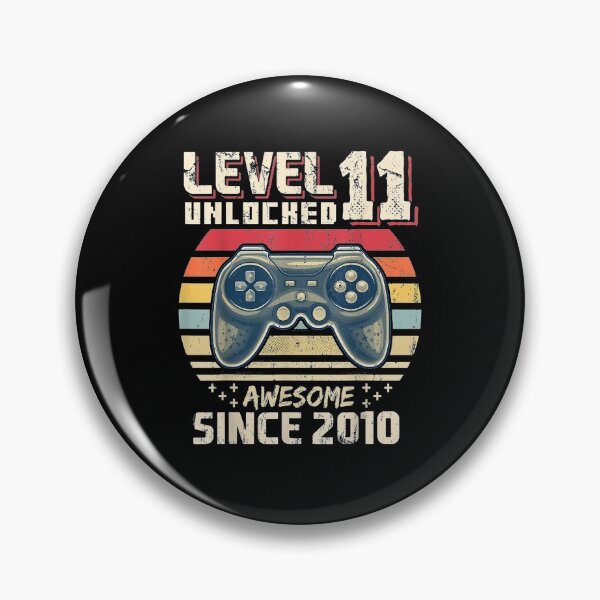Item preview, Level 11 Unlocked Awesome 2010 Video Game 11th Birthday designed and sold by MasonshiNoor.