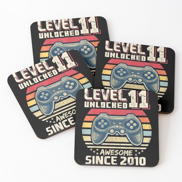 Item preview, Level 11 Unlocked Awesome 2010 Video Game 11th Birthday designed and sold by MasonshiNoor.